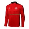 Manchester United Ensemble Vestes d'Entraînement 22-23 Rouge Noir Pour Homme